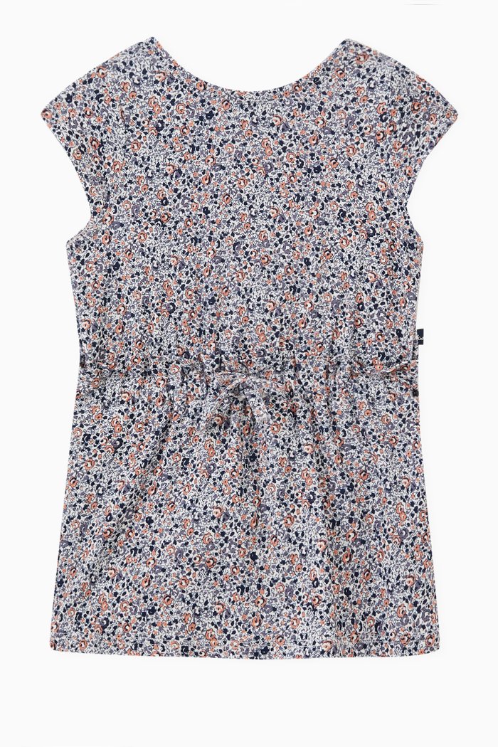 

Micro Flower Print Dress in Ecovero®, Multicolour