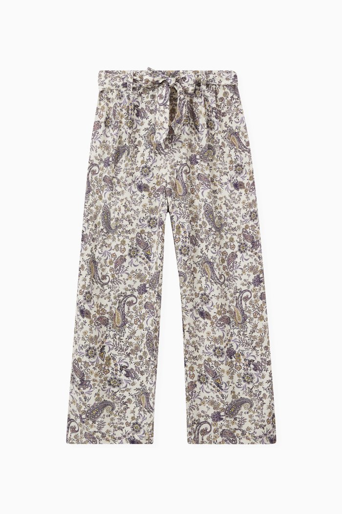 

Paisley Pants in Ecovero, Multicolour