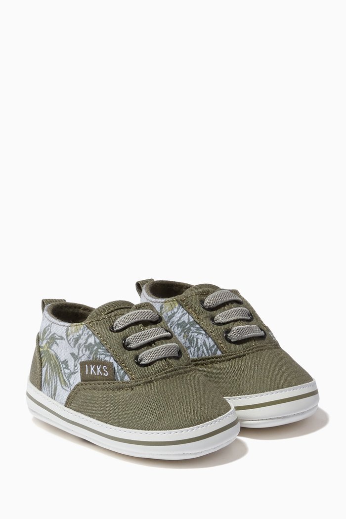 

Floral Sneakers, Brown