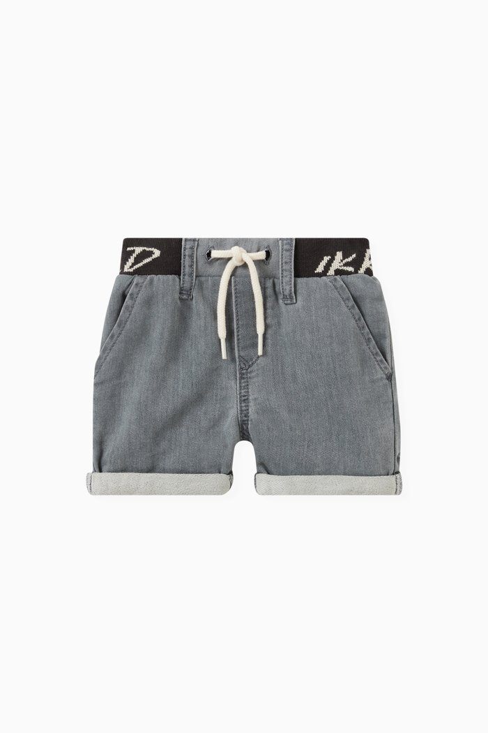 

Bermuda Shorts in Denim, Grey