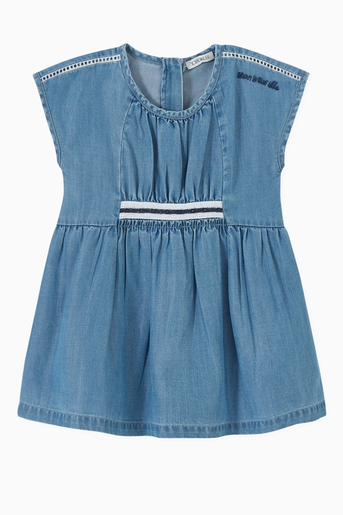 

Denim Skater Dress, Blue