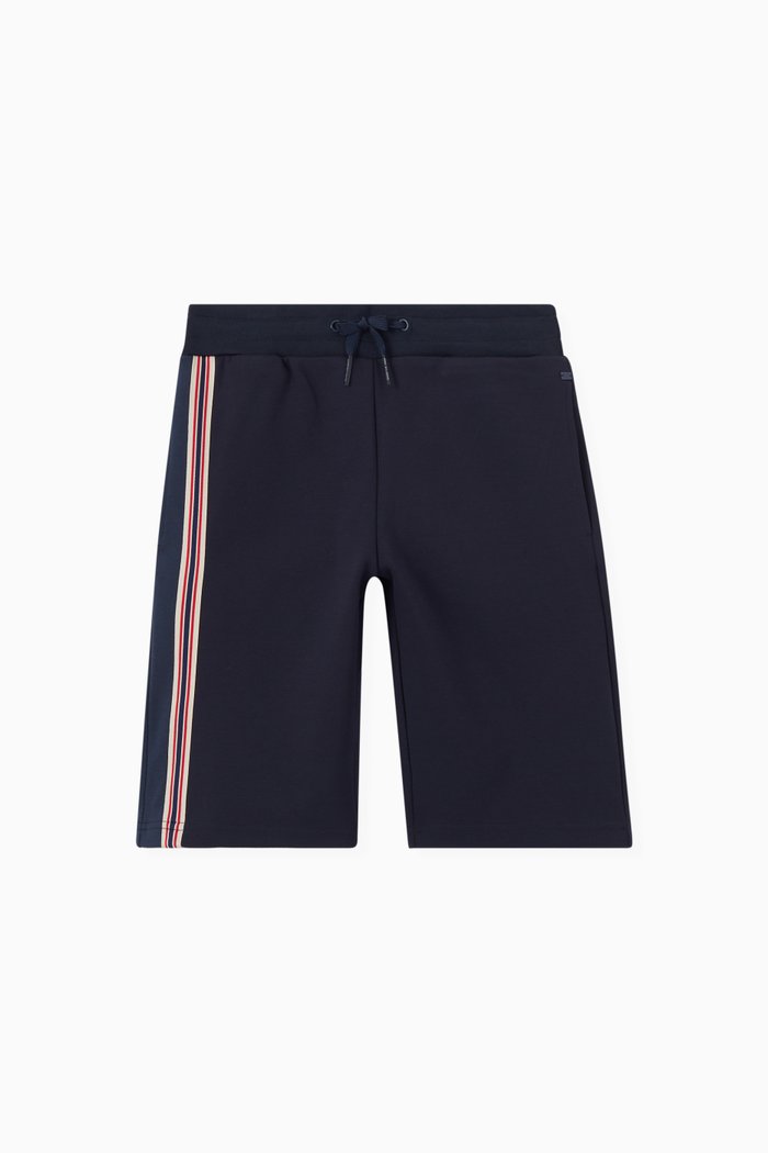 

Stripe Detail Bermuda Shorts, Blue