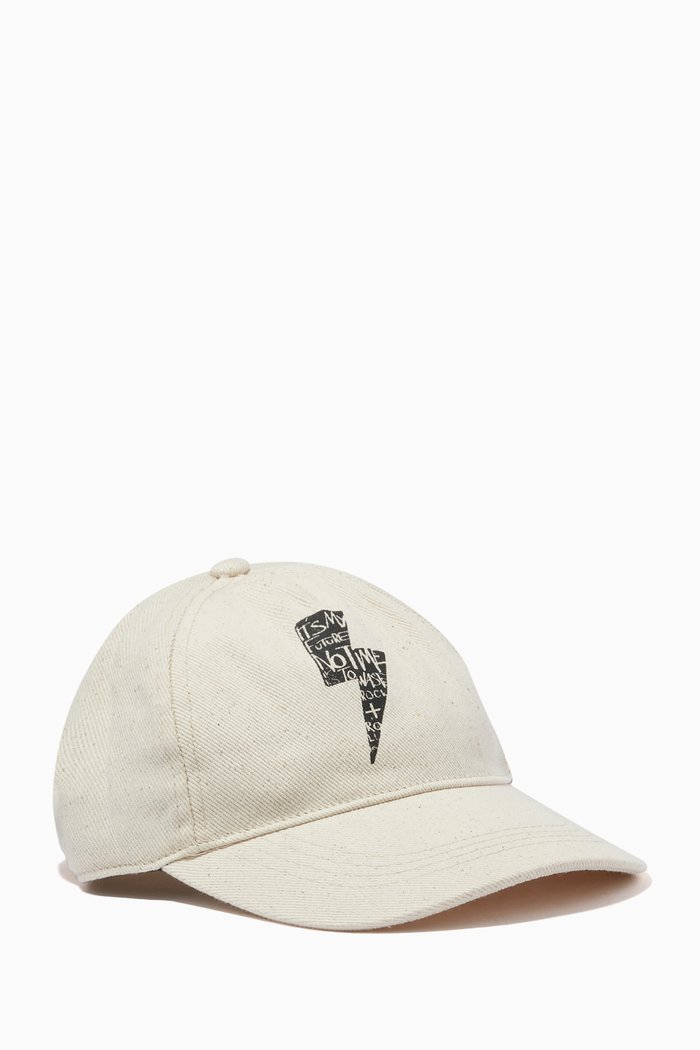 

Lightning Print Cap, Neutral