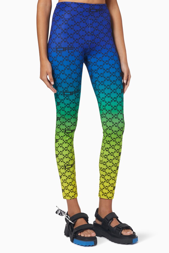 

Athl Monogram Leggings, Green