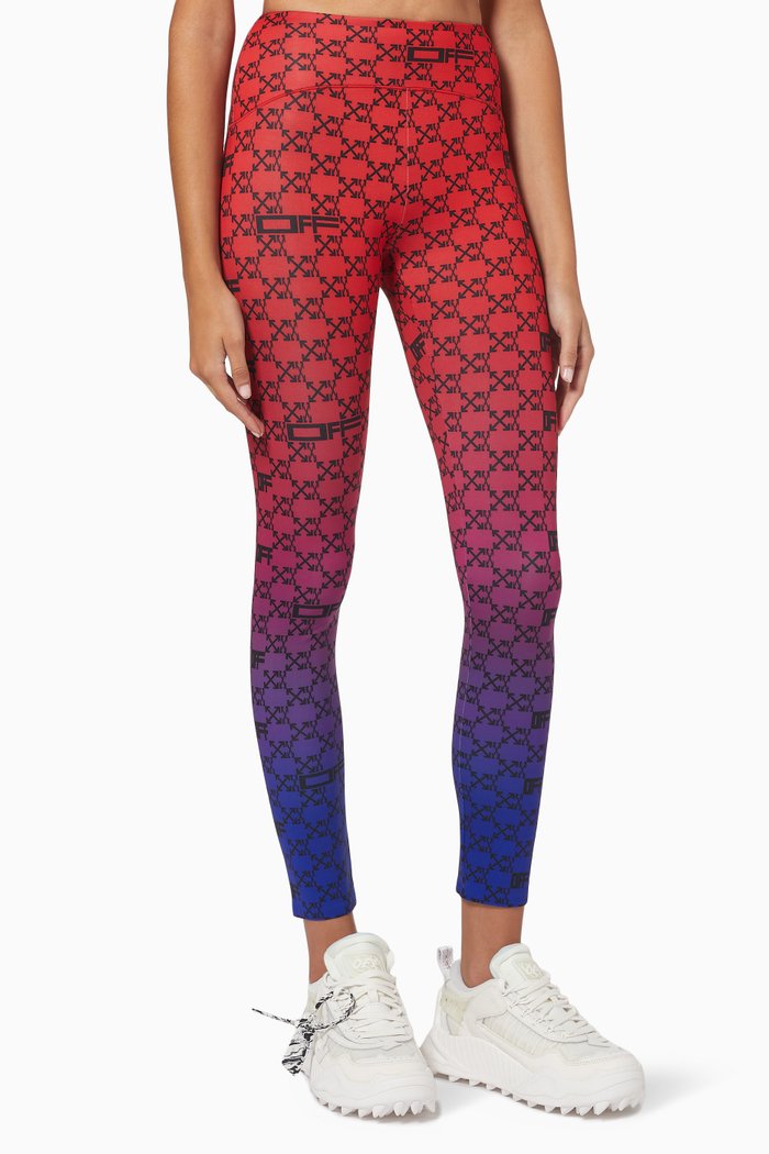 

Athl Monogram Leggings, Black