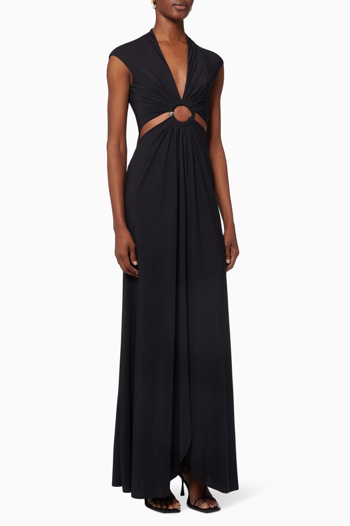 

Ring Maxi Dress, Black