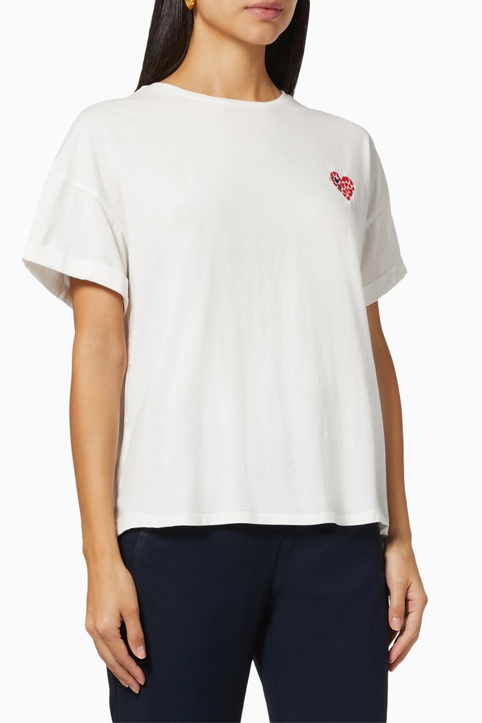 

Heart T-shirt, White