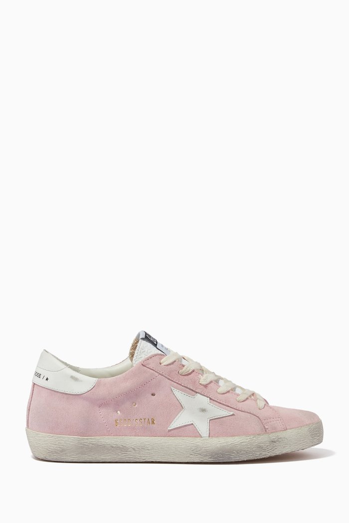 

Super-Star Sneakers in Suede, Pink