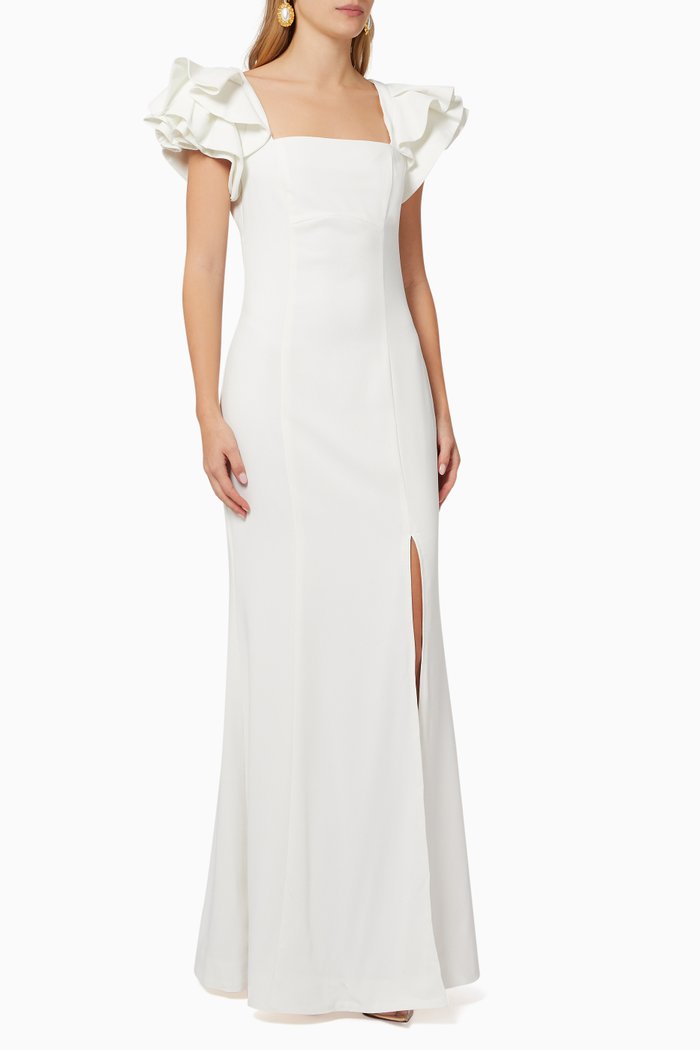 Astronomy Maxi Dress, White
