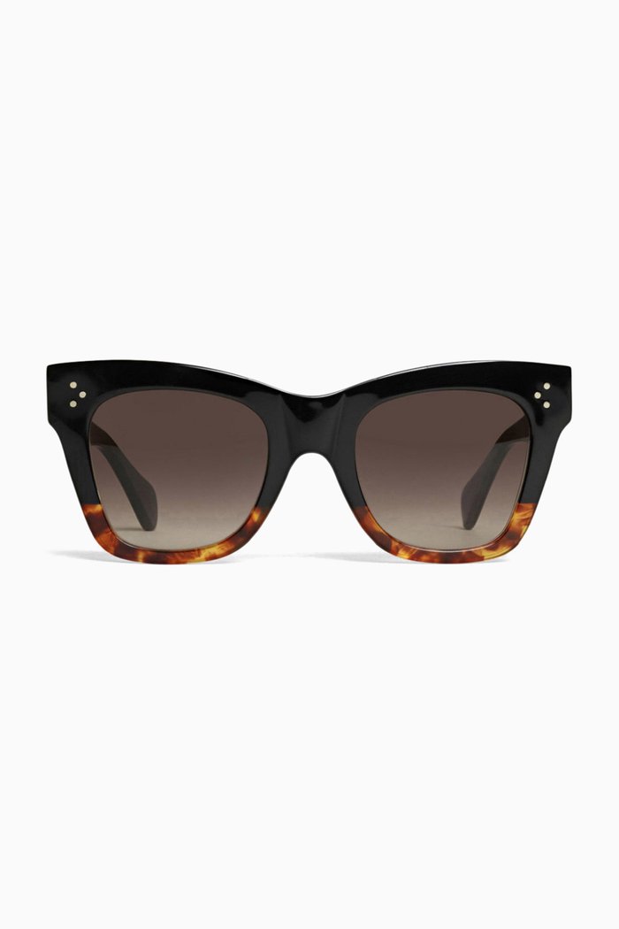 

Cat Eye Sunglasses in Acetate, Black