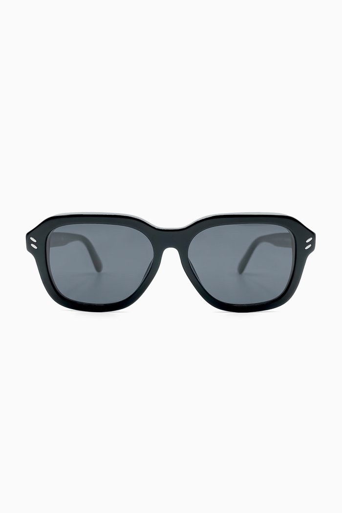 

Square Sunglasses in Bio Acetate, Black