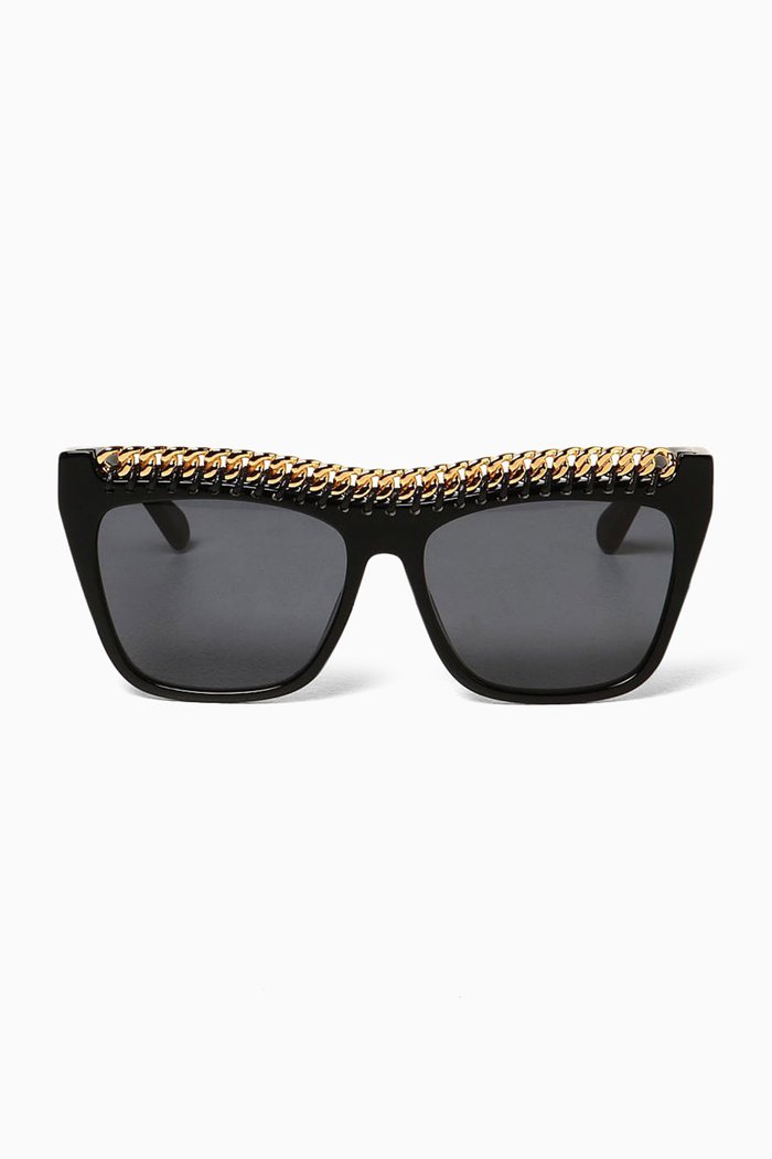 

Square Sunglasses in Bio Acetate, Black