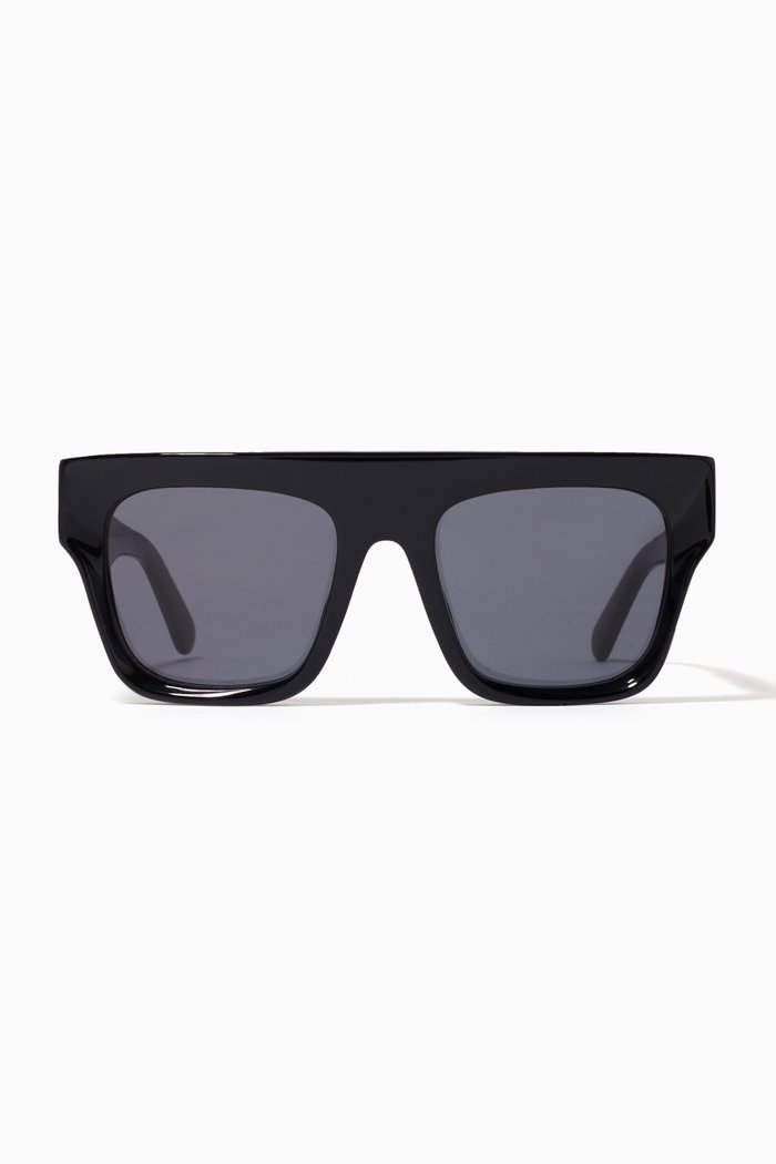 

Square Sunglasses in Bio Acetate, Black