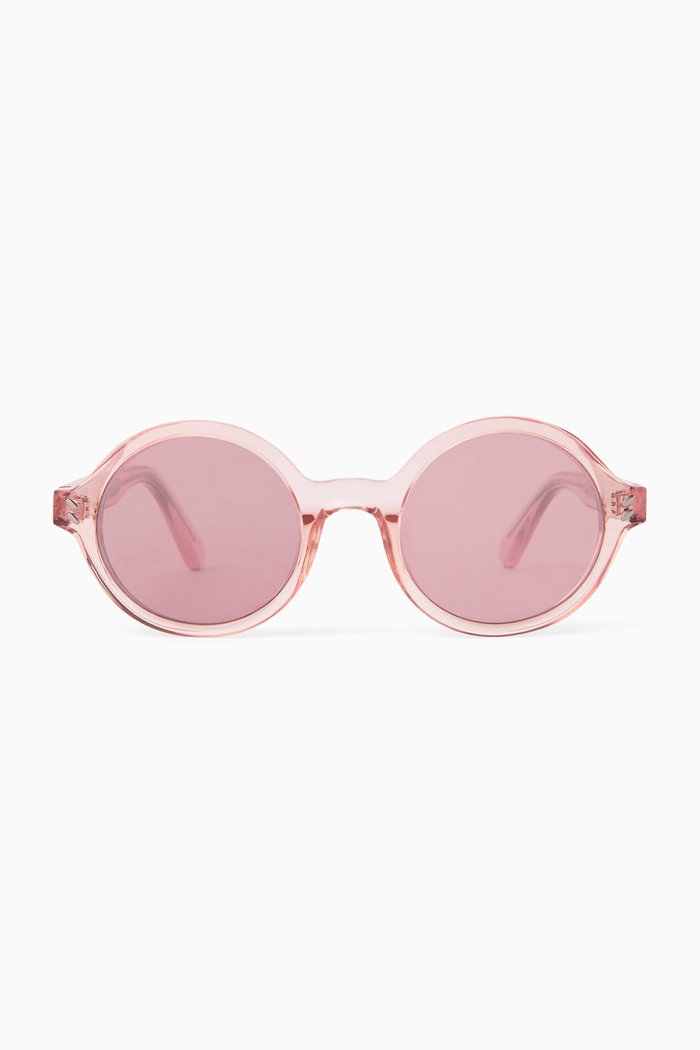 

Round Sunglasses in Bio Acetate, Pink