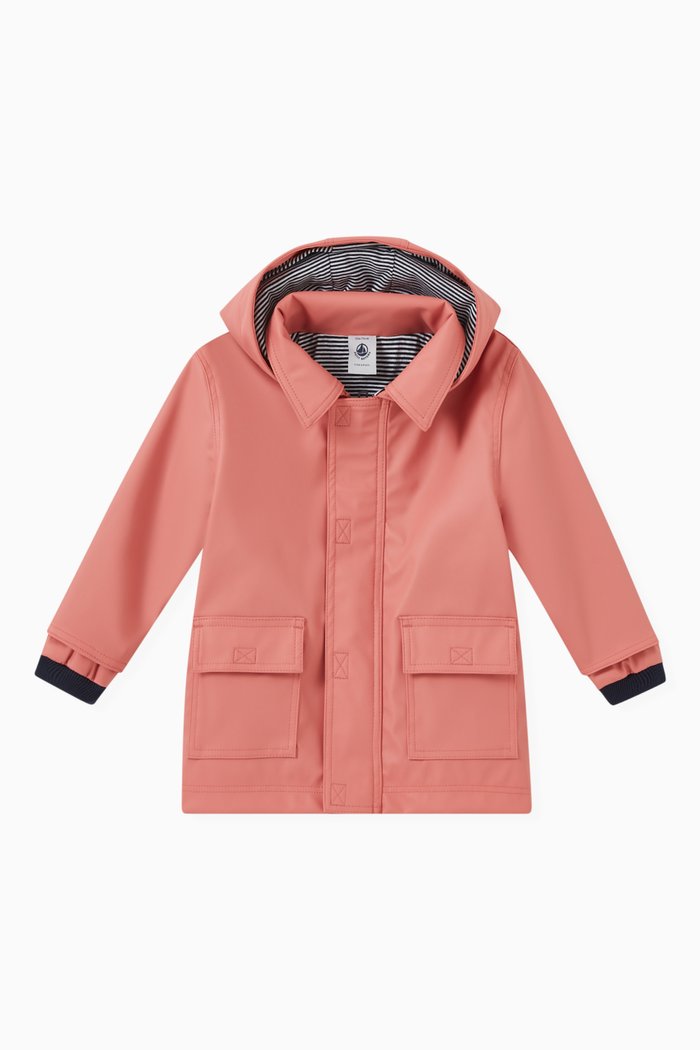 

Iconic Raincoat in Technical Fabric, Pink
