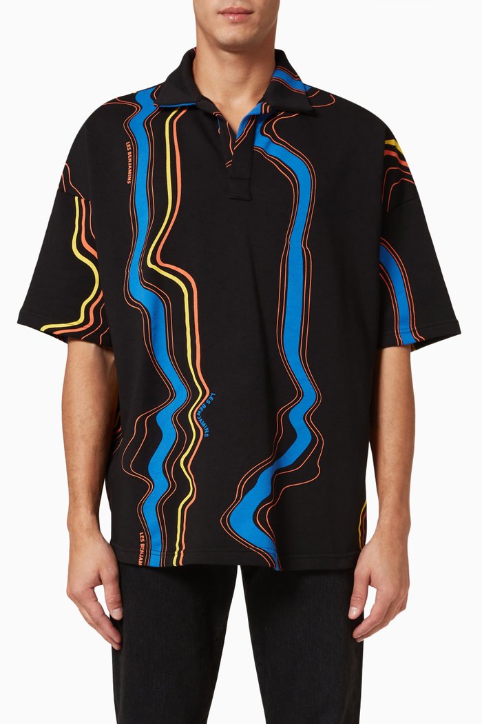 

Polo 004 Shirt in Cotton, Black