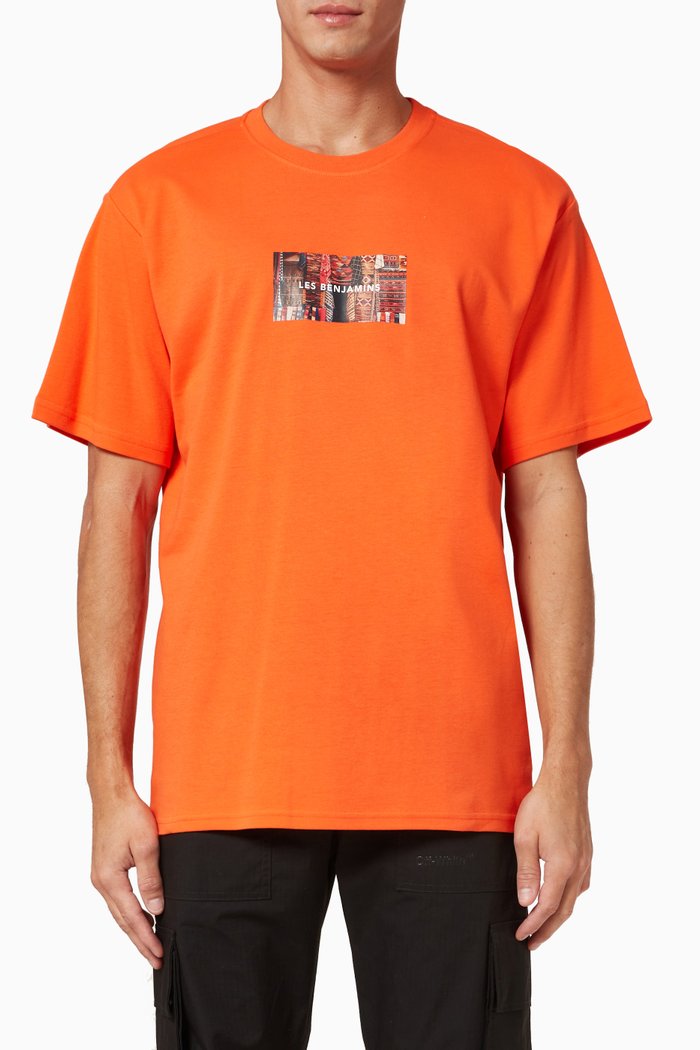 

Short Sleeve 007 T-shirt in Cotton Jersey, Orange