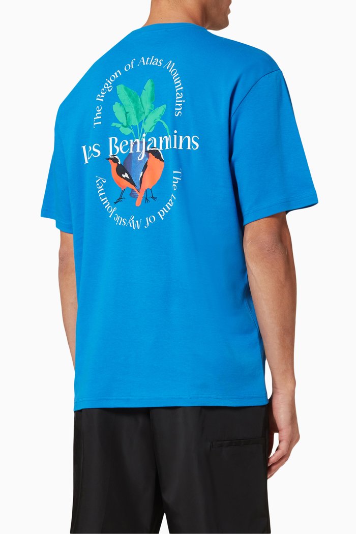 

Short Sleeve 008 T-shirt in Cotton Jersey, Blue
