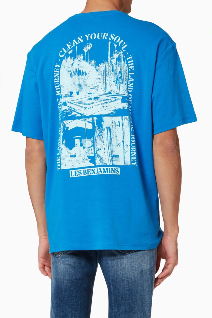 

Short Sleeve 021 T-shirt in Cotton Jersey, Blue
