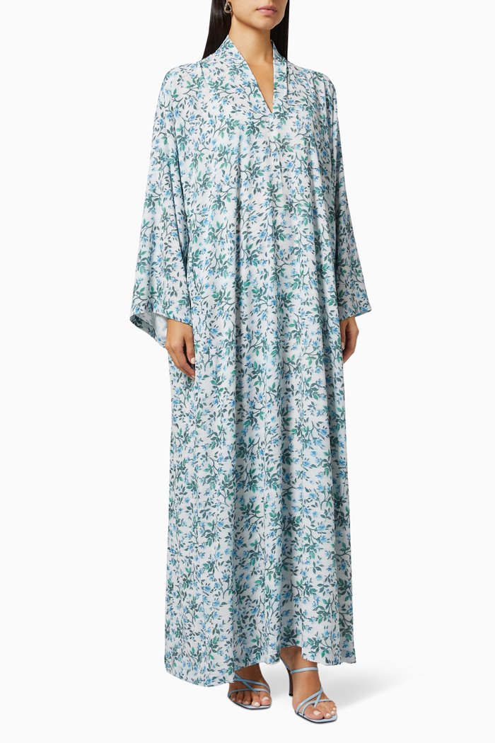 

Sky Bell Sleeves Kaftan, Green