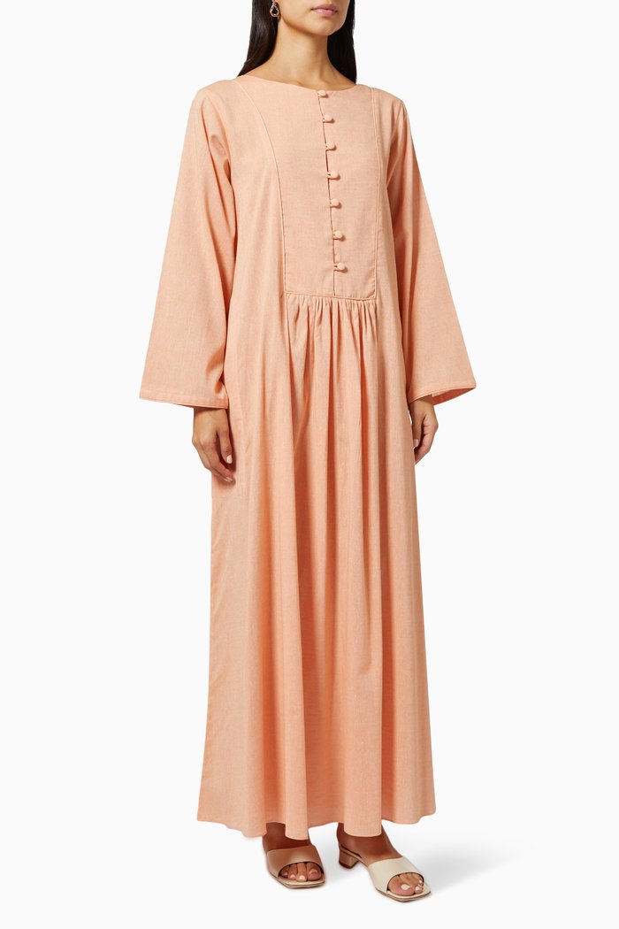 

Rue Kaftan in Linen, Orange