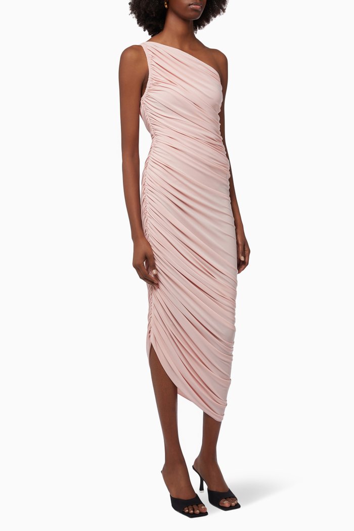 

Diana Ruched Gown, Pink