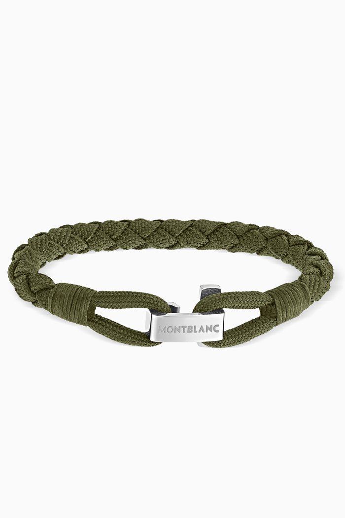 Wrap Me Bracelet in Nylon, Green