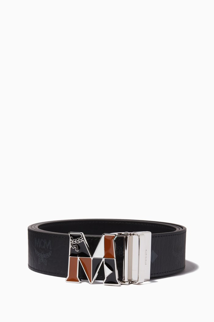 

Claus Weaving M Reversible Belt in Visetos, 1.5”, Black