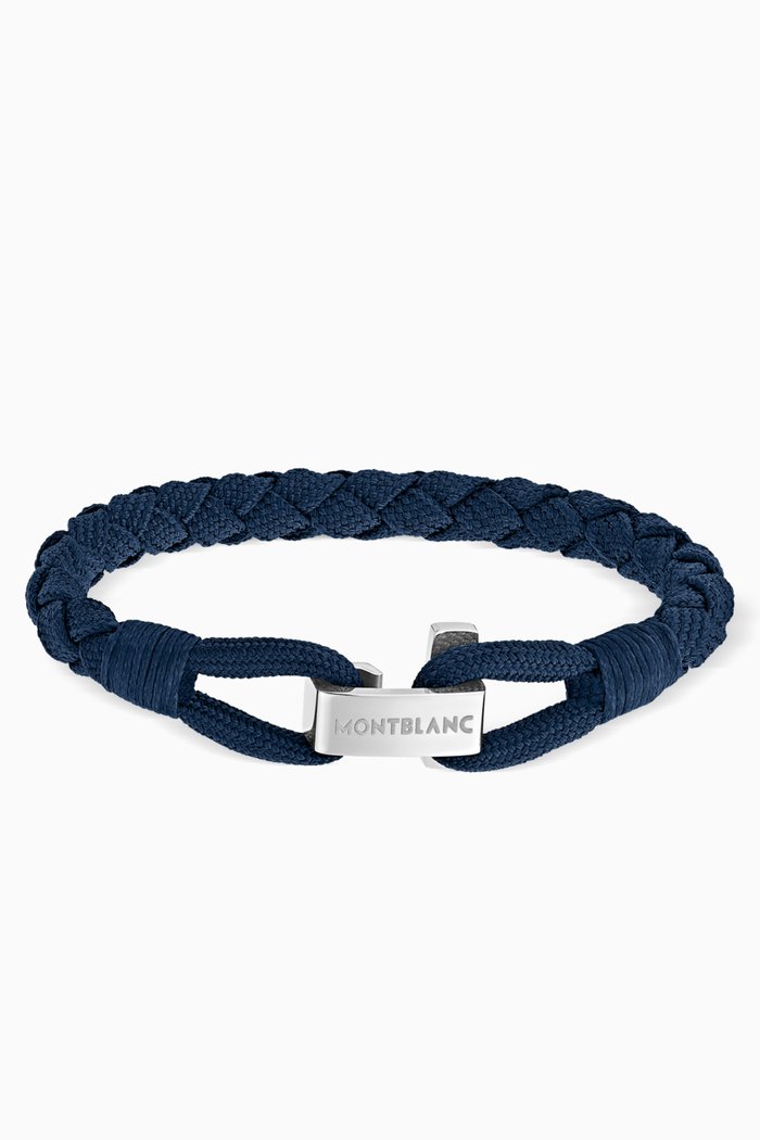 Wrap Me Bracelet in Nylon, Blue