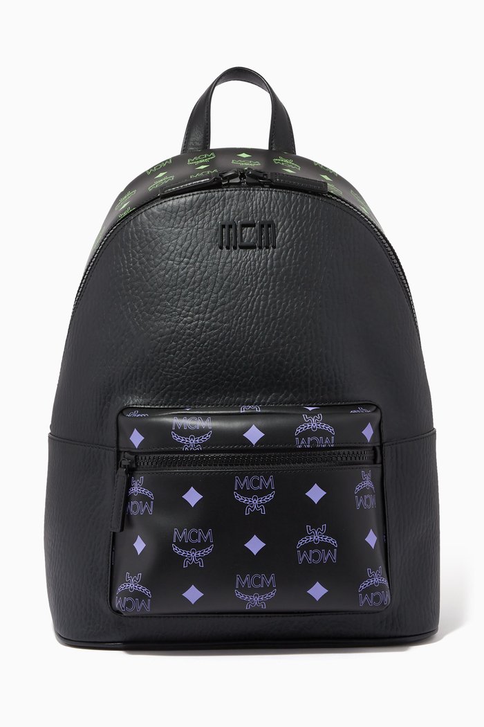 

Stark Backpack in Visetos Monogram Leather, Purple