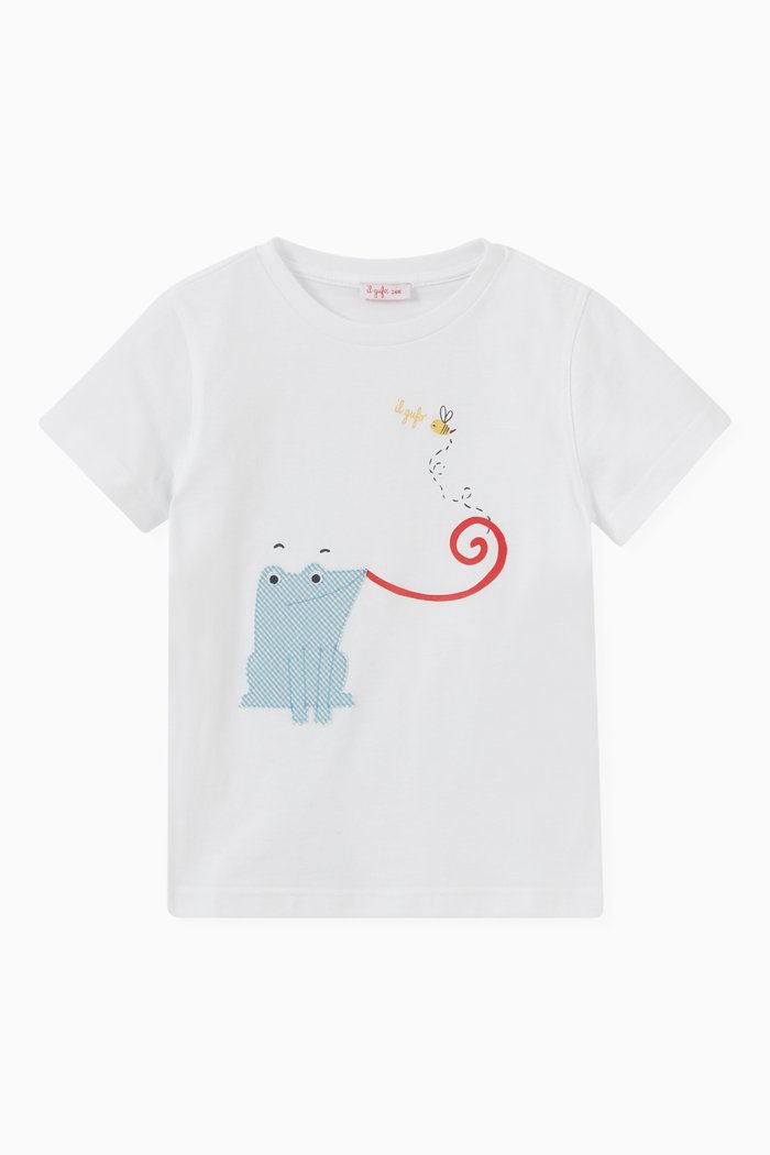 

Frog T-Shirt in Cotton, White