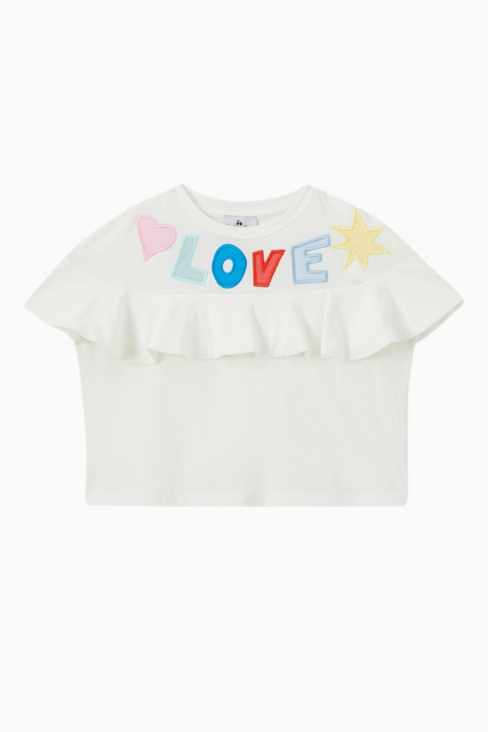 Love Top in Cotton, White