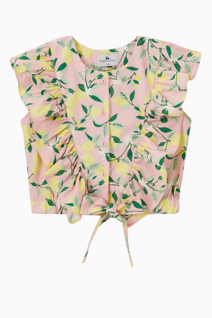 Cecile Blouse in Cotton, Pink