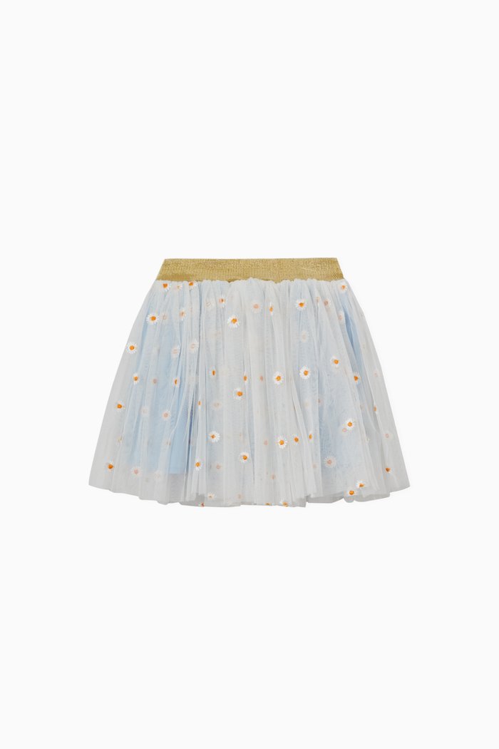 

Camomole Daisy Skirt in Tulle, Neutral