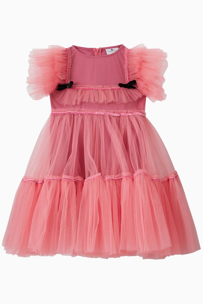 Sunshine Dress in Tulle, Pink