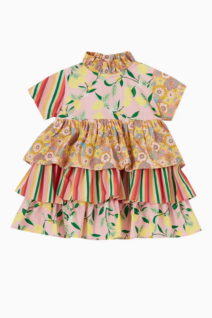 

Eve Patchwork Layer Dress & Bloomers, Neutral