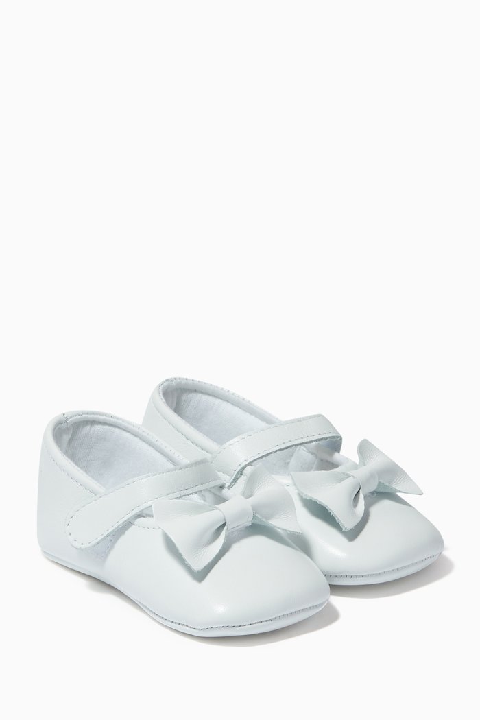 

Bow Shoes in Leather, White