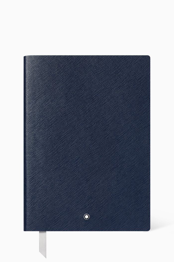 

Blank/Dot Notebook #163 in Saffiano Leather, Blue