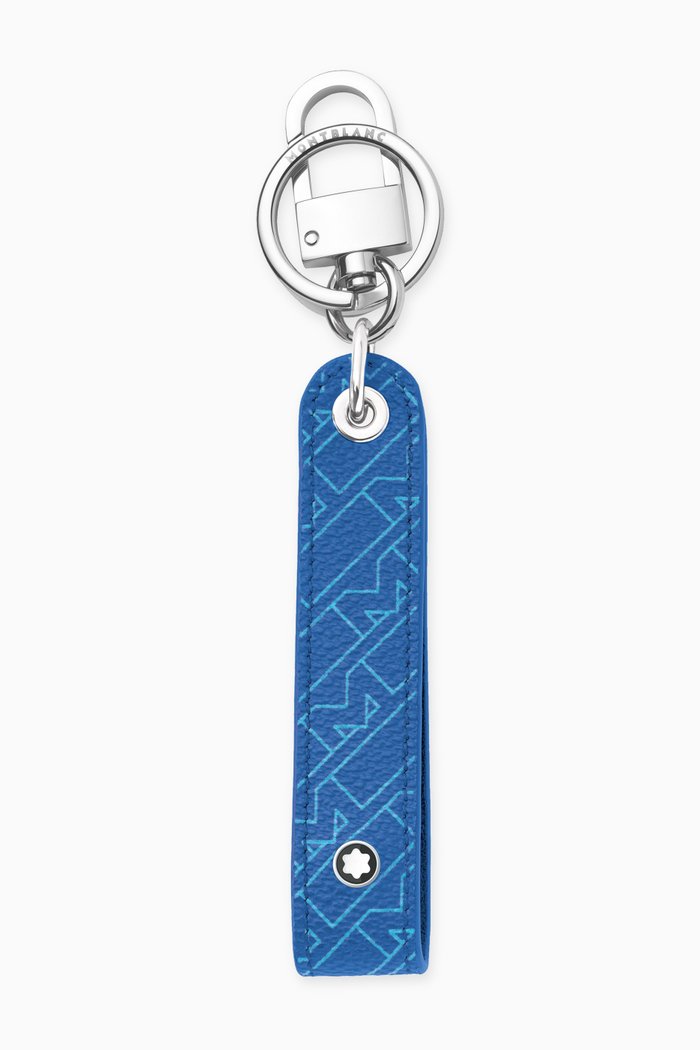 

Montblanc M_Gram 4810 Loop Key Fob in Coated Canvas, Blue