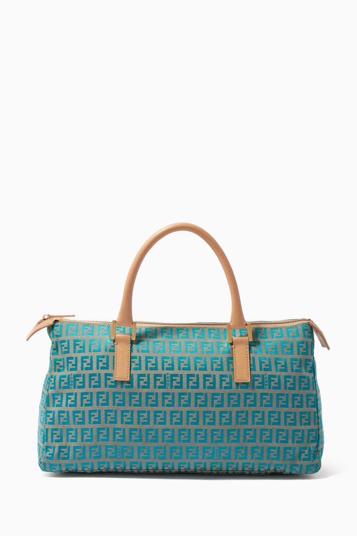 

Handbag in Zucchino Canvas, Blue