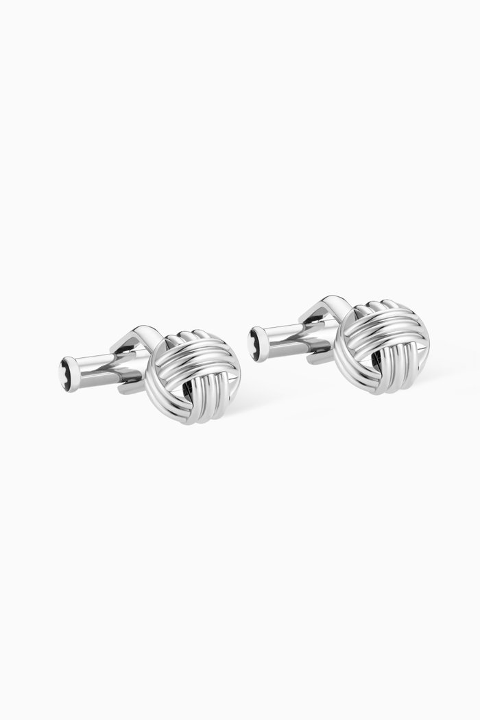 

Montblanc Sartorial Cufflinks in Stainless Steel, Silver