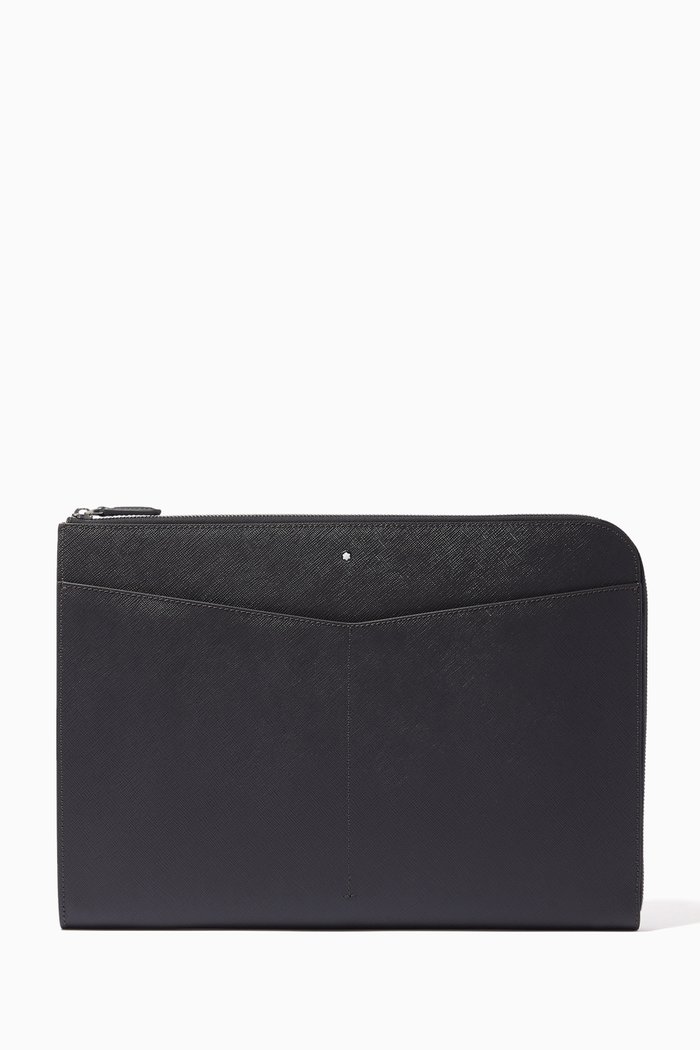 

Montblanc Sartorial Portfolio Bag in Leather, Black