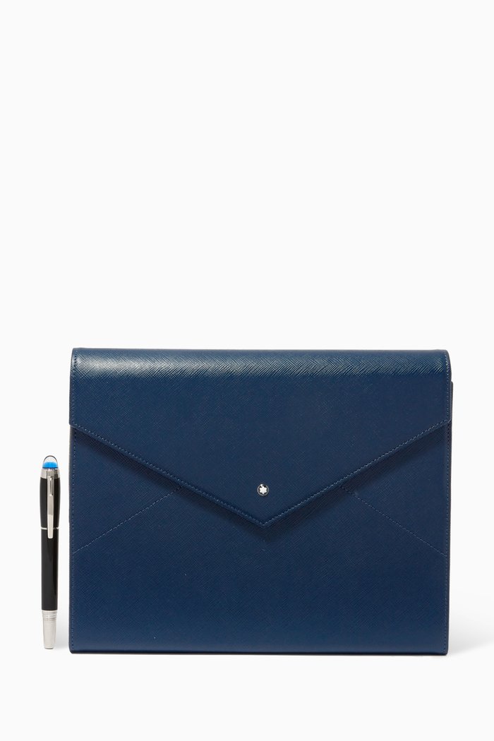 

Montblanc Augmented Paper Sartorial Set in Leather, Blue
