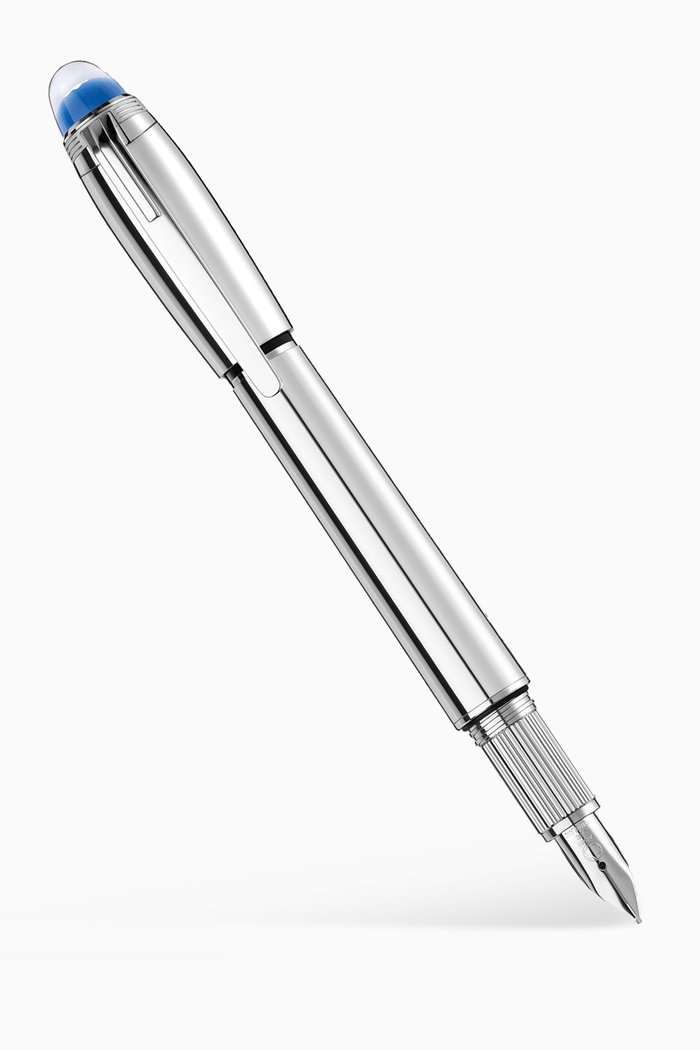 StarWalker Metal Fountain Pen - Medium Nib, Silver
