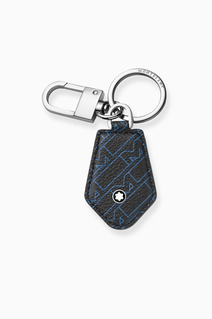 

Montblanc M_Gram 4810 Key Fob in Coated Canvas, Blue