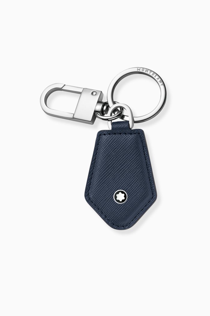 

Montblanc Sartorial Key Fob in Saffiano Leather, Blue