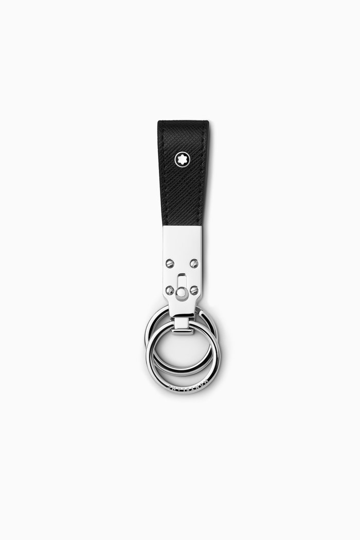 

Montblanc Sartorial Loop Key Fob in Saffiano Leather, Black