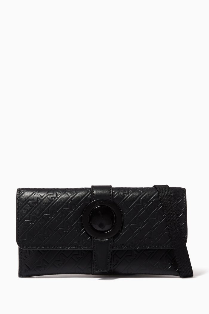 

Montblanc UltraBlack Mini Folio in Leather, Black