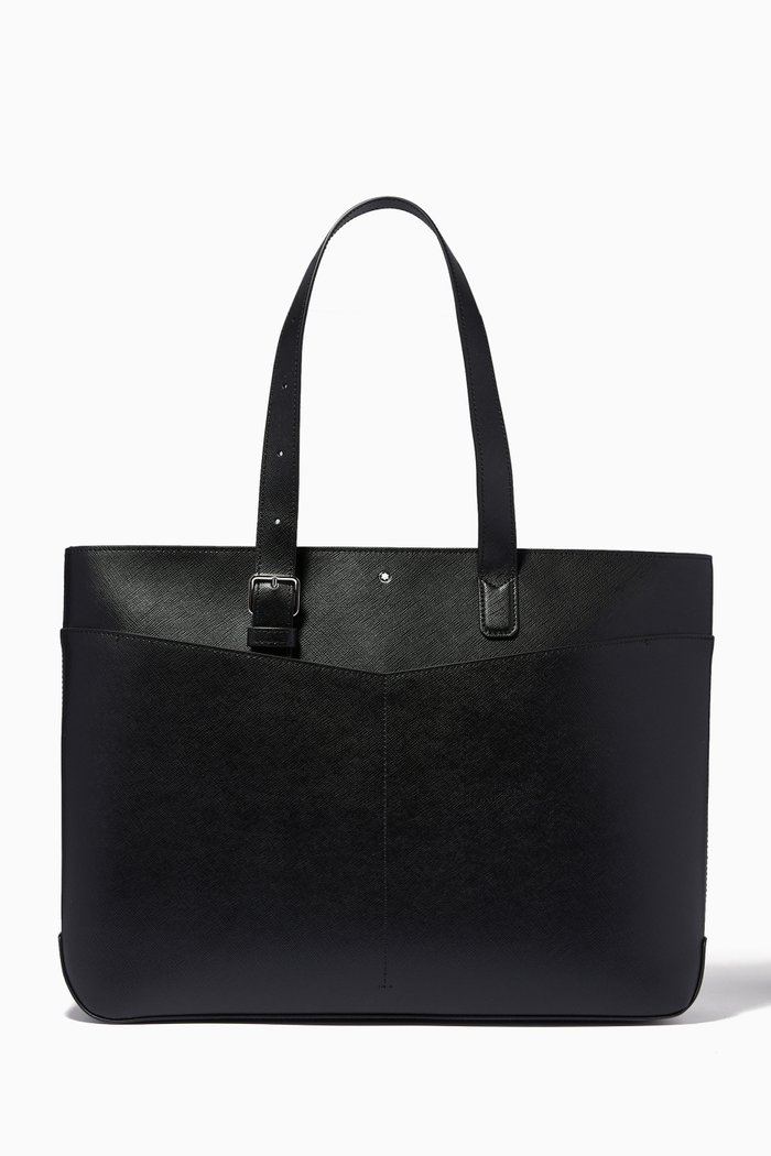

Montblanc Sartorial Horizontal Tote in Saffiano Leather, Black