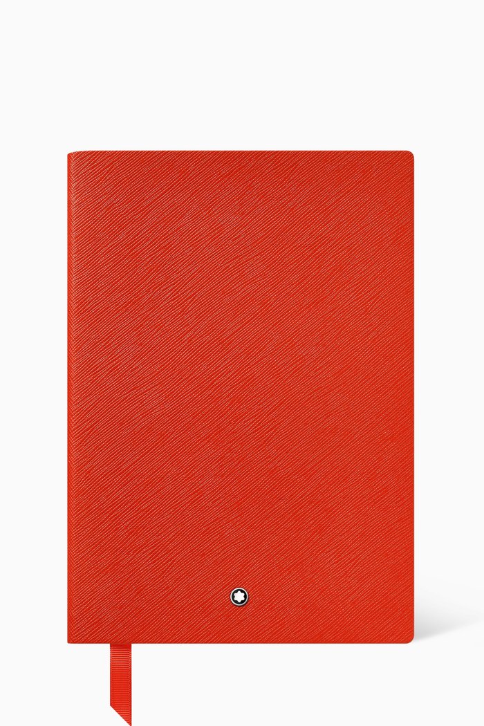 

Lined Notebook #146 in Saffiano Leather, Red